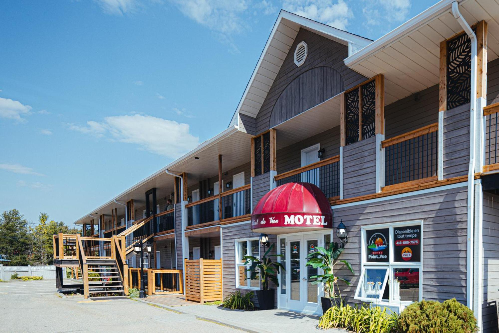 Motel Le Point De Vue La Malbaie Eksteriør billede