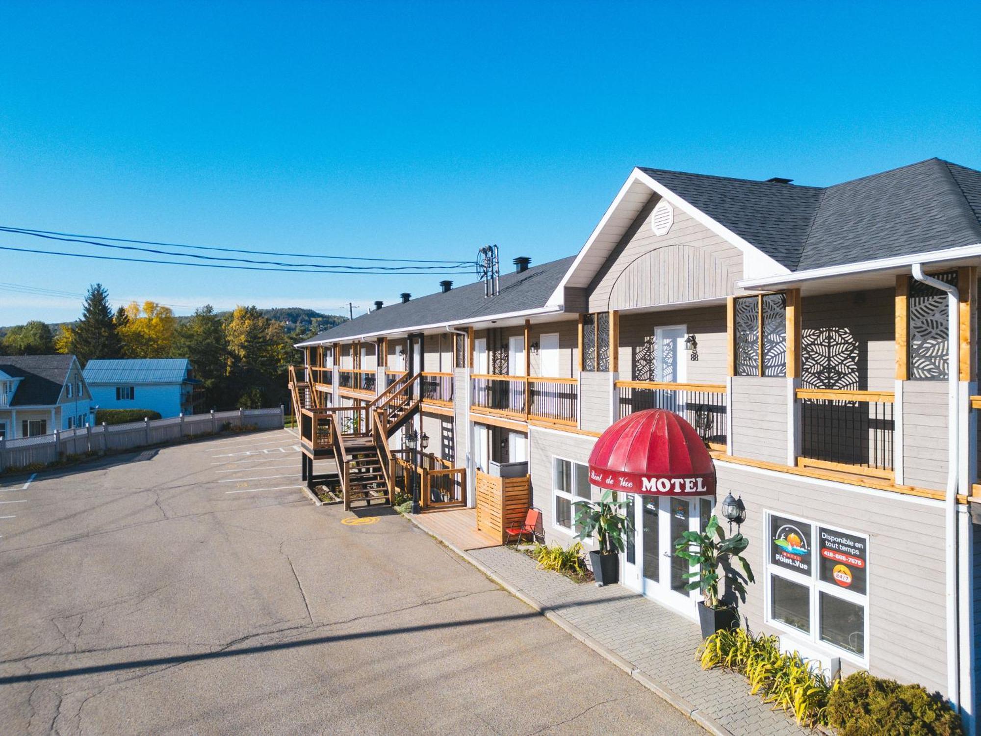 Motel Le Point De Vue La Malbaie Eksteriør billede